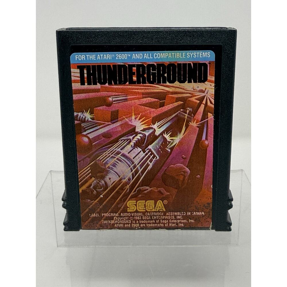 Thunderground Atari 2600 Sega 1983 Cartridge Only Tested